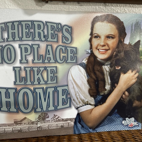 Dorothy Wizard Of Oz There’s No Place Like Home Sign Wall Art Collectibles Metal - Picture 3 of 6